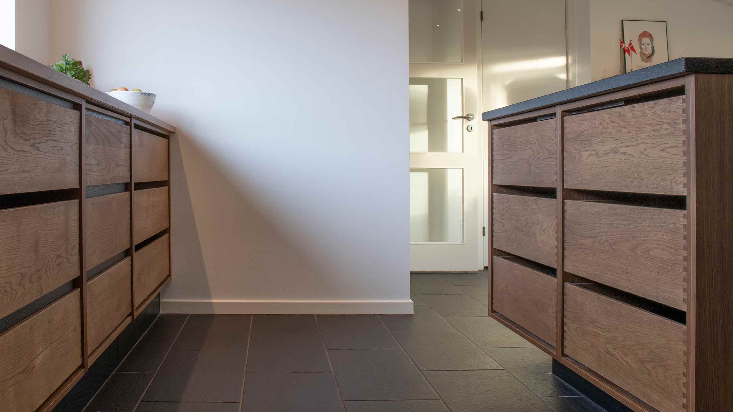 Lækre fingertappede træskuffer